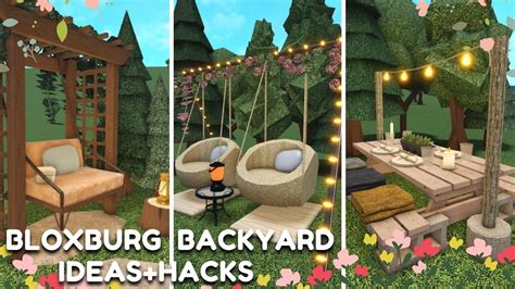 backyard bloxburg ideas